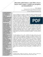 QUIRIM, Diogo - Polissemias Policrônicas - Como Lidar Com as Relações Entre Tempo e Sentido Nas Pesquisas Em Humanidades (PDF)
