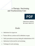Oxygen Therapy, Trach Care and Suctioning