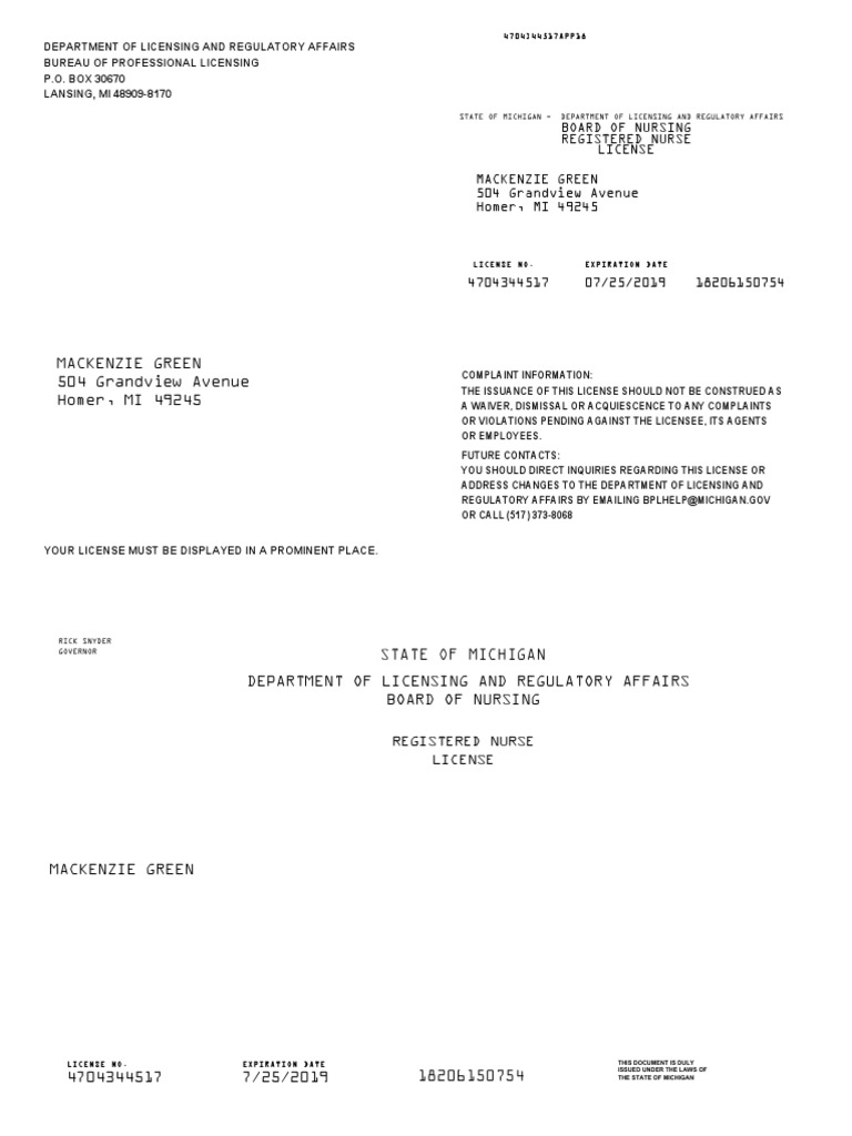 59 Rnspecialtylicense 20180725 154015 | PDF | Government