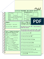 Simple Past Tense Exercises For Beginners Part 1 I 37432