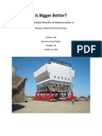 Is Bigger Better?: The Multiple Benefits of Modularization in Heavy Industrial Construction