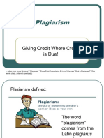 Plagiarism Powerpoint