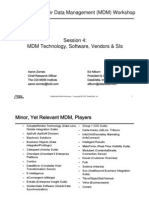 MDM Workshop 04-Technology, Software, Vendors & SIs (לקריאה בלבד) (מצב תאימות)