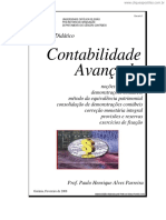 Contabilidade Avançada: Material Didático de Contabilidade