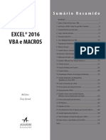 Capitulo de Amostra Excel VBA Macros 2016