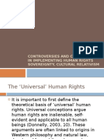Controversies and Constraints in Implementing Human Rights