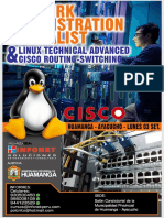 Brochure - Especializacion Linux Avanzado - CISCO - Ayacucho - 03 Setiembre