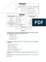 Ejercicios Circunferencia y Parabola