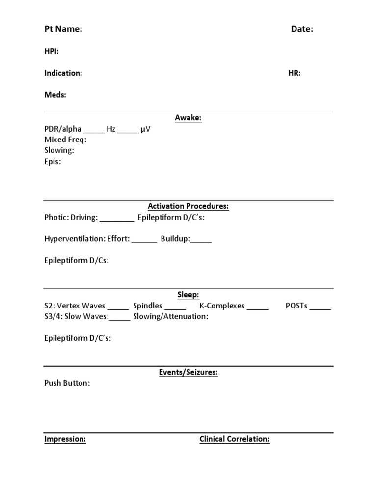 Eeg Calculations Worksheet Eeg Student Handout