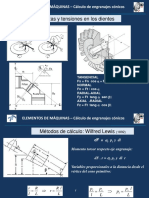 Cálculo de Engranajes Cónicos