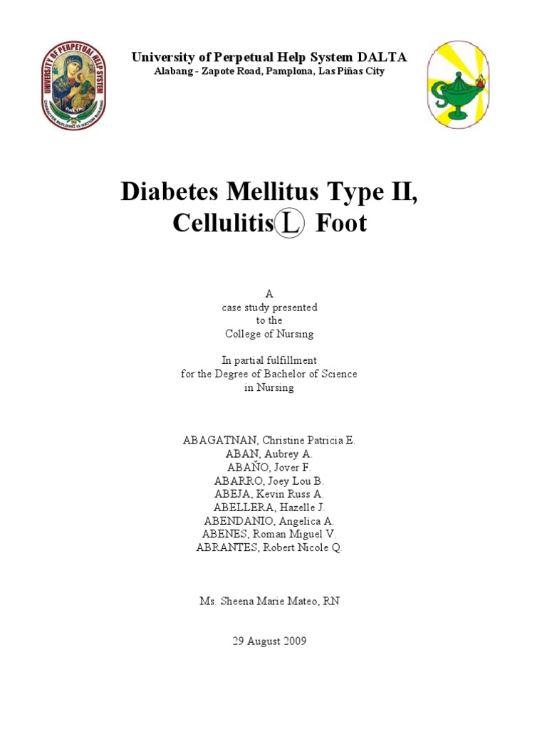 case study of diabetes mellitus type 2 pdf