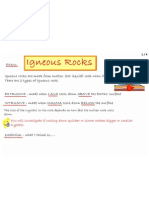 Igneous Rocks