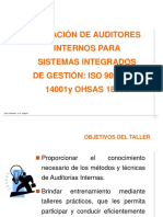 Formación auditores ISO