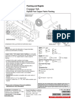 Copper NA: Asphalt Free Copper Fabric Flashing