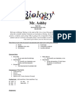Biology Syllabus