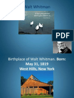 Walt Whitman Biography and Poems