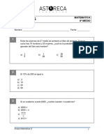 Iio Medio Ensayo Simce Matematica D Pauta de Correccion