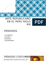 Arte Republicano en El Perú Siglo Xix