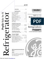 GE Profile Side by Side Refridgerator 26 PDF