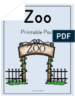 Zoo Worksheets