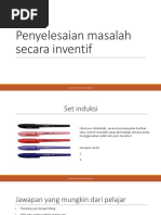 Penyelesaian Masalah Secara Inventif