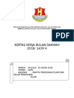 Kertas Kerja Bulan Dakwah