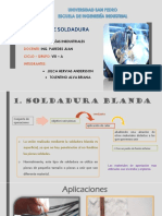 Técnicas de soldadura blanda y oxiacetilénica