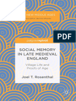 (The New Middle Ages) Joel T. Rosenthal (Auth.) - Social Memory in Late Medieval England - Village Life and Proofs of Age-Palgrave Macmillan (2018)