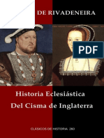 Rivadeneira, Pedro De. - Historia Eclesiastica Del Cisma de Inglaterra (2018)