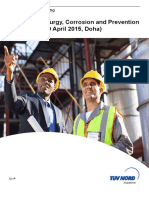 OE193 - Metallurgy, Corrosion and Prevention of Failure (5 - 9 April 2015, Doha)