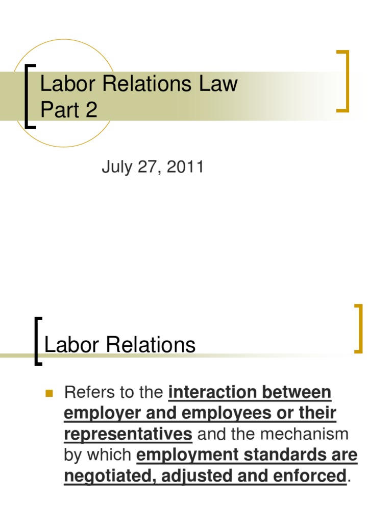 Labor Code - January 2010 | PDF | Strike Action | Collective Bargaining
