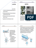 Stresses and strains transformation and applications