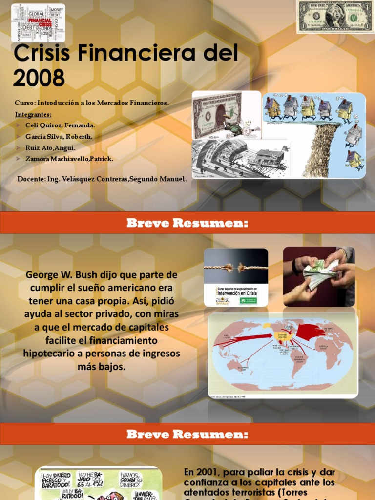 Análisis de la Crisis Financiera 2008 | PDF | Crisis financiera de 2007 ...