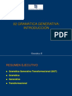 Gramatica Generativa - Introduccion