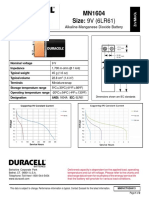 Duracell Coppertop 9V