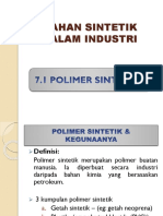 Bahan Sintetik Dalam Industri