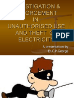 Misuse and Theft of Electricity
