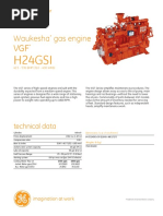 Waukesha VHP L5794gsi Product Sheet | PDF | Engines | Internal ...