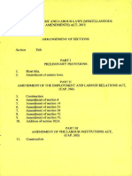 The Employment and Labour Laws (Miscellaneous Ammendments) Act 2015 PDF