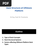 Offshore Platform Deck Structures Overview | PDF | Truss | Deck (Ship)