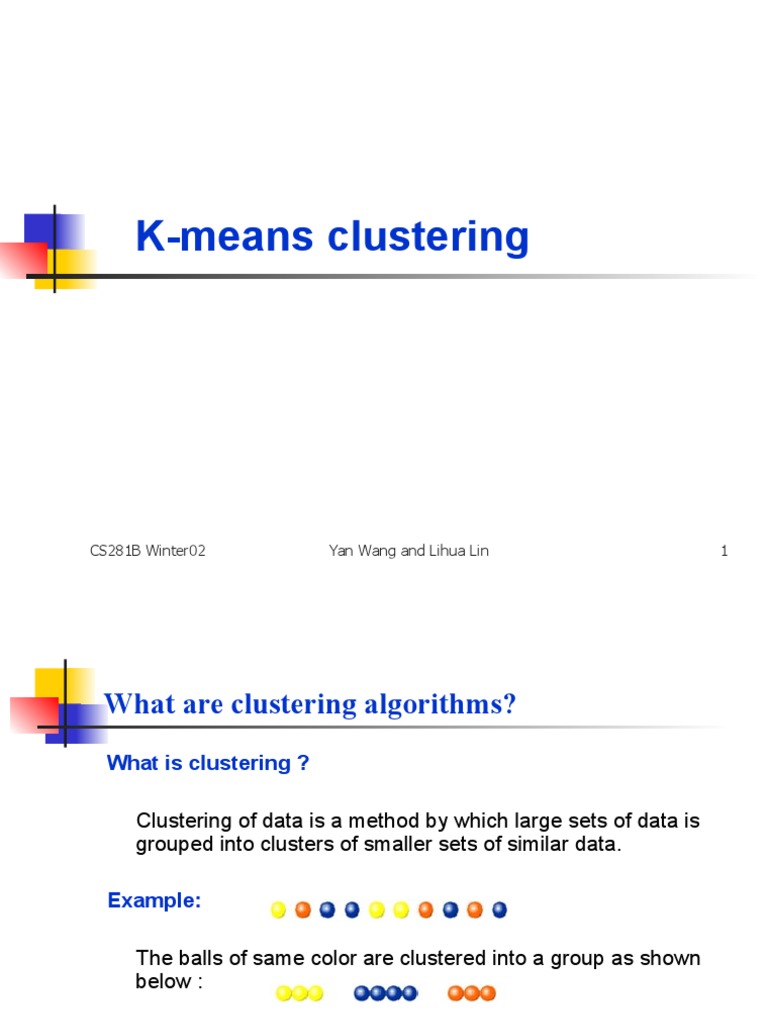 K Means | PDF | Cluster Analysis | Applied Mathematics