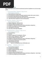 Infrastructure Upgrade Project Sequence Activities