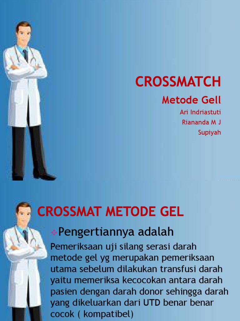 Crossmatch Metode Gel untuk Transfusi | PDF | Sains & Matematika
