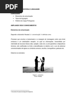 Tema 01 Elementos Da Comunicação