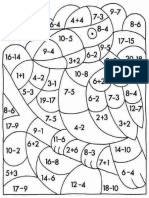 Suma o Resta y Colorea PDF