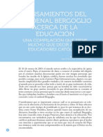 Prada, Ana L., 2013, Pensamiento Cardenal Bergoglio Acerca Educacion