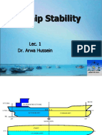 Ship Stability Lecture 1