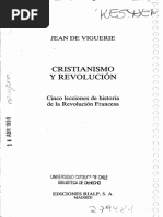 Cristianismo y Revolución. Cinco lecciones de historia de la Revolución Francesa - Jean de Viguerie
