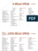 Shopping List Italian PDF