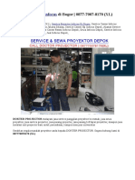Service Projector Infocus di Bogor | 0877-7007-8170 (XL)